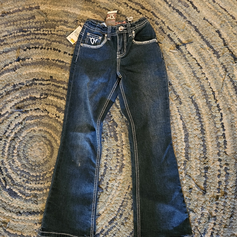 Girls Cowgirl Hardware  Jeans size 7 NWT